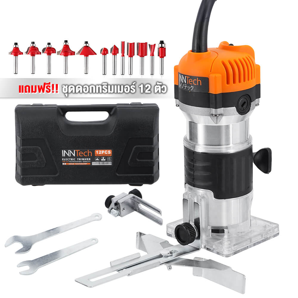 เครื่องเซาะร่อง InnTech รุ่น ETN-370-12PCS 820 วัตต์